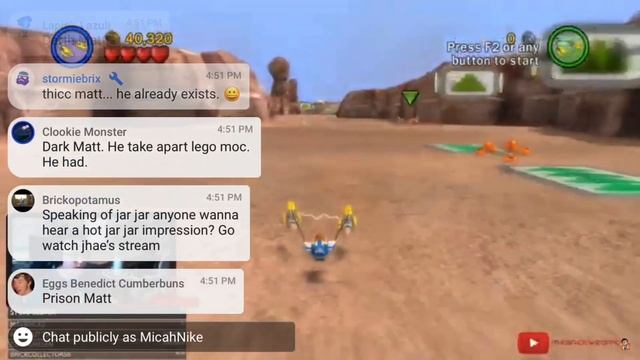 Proof That TheBrickWiz Is a PRO at Pod Racing | LEGO Star Wars The Complete Saga Pod Race смотреть онлайн