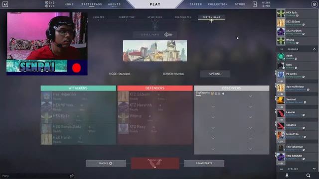 VALORANT Tourney | Match against XTZ esports BO3 | Valorant Tracker | Senpai | смотреть онлайн