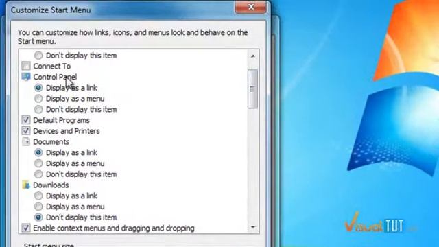 windows 7 basic - Show control panel item in start menu смотреть онлайн