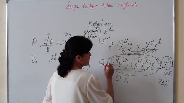 Jinsga Birikgan Holda Irsiylanish.