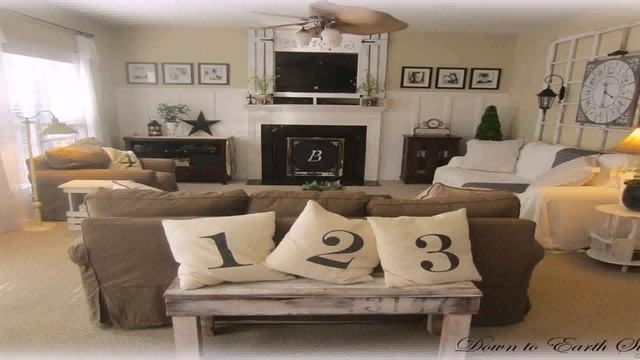 Living Room Wall Decor Rustic смотреть онлайн