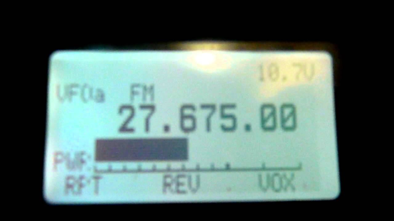 11M simplex Repeater 27.675 Mhz FM received in Australia смотреть онлайн