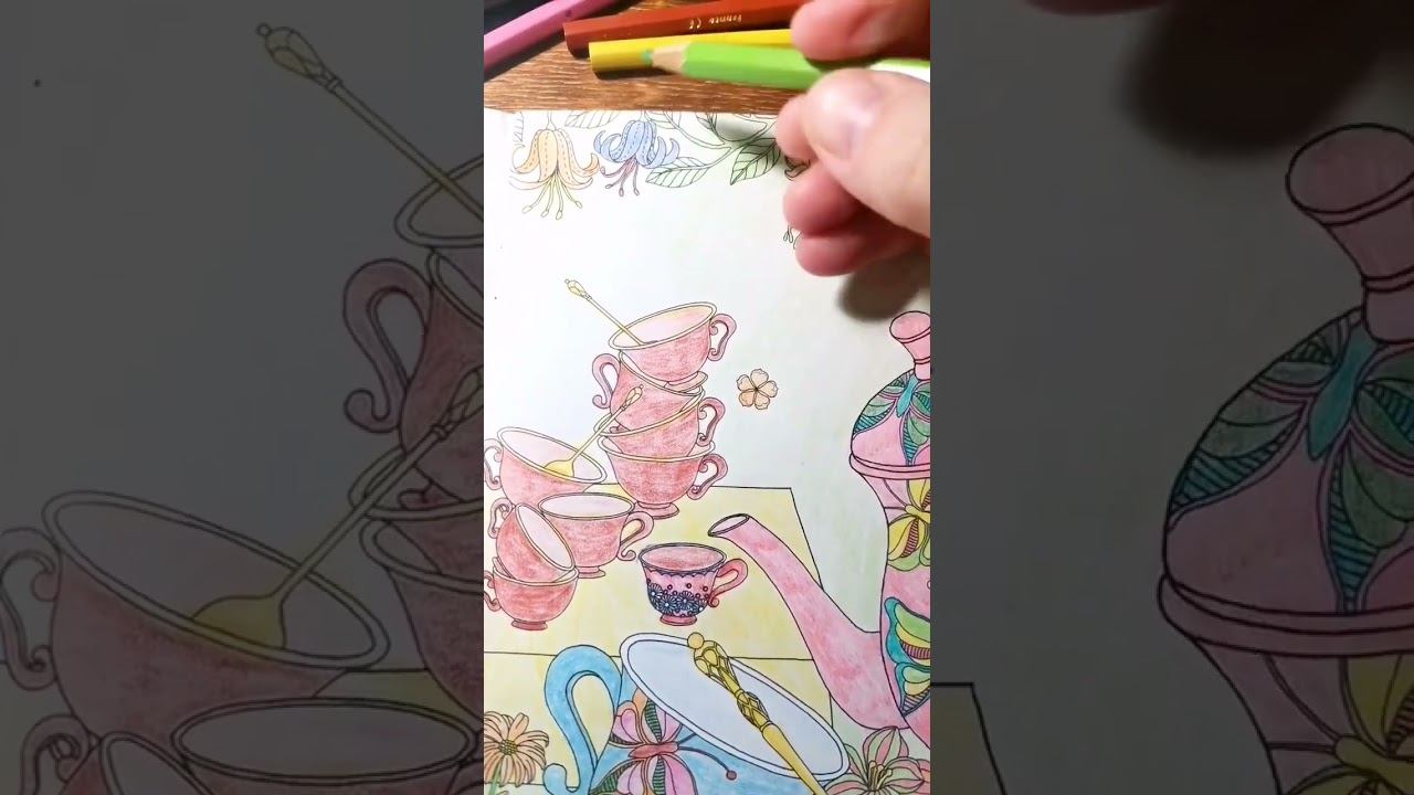 Antistress coloring page Fantasy Dream, Art therapy смотреть онлайн