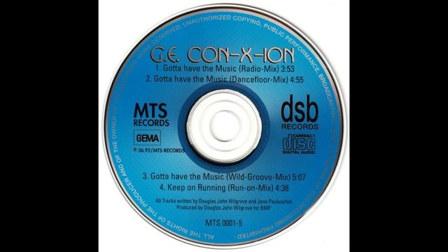 G.E. Con-x-ion feat. Samira - Gotta Have The Music (Radio Edit) [1995, Eurodance] смотреть онлайн