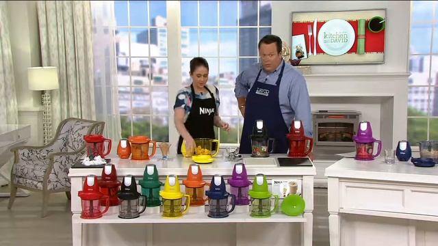 Ninja Storm Designer Series 450W 40 Oz. Food & Drink Maker W/Recipes On QVC
