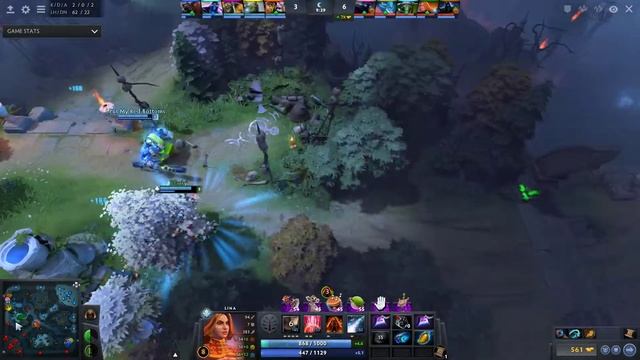 Black^ (Rank 113) plays Lina Dota 2 Full Game смотреть онлайн