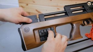 Пневматическая винтовка Kalibrgun Cricket Standart BullPup (5.5 мм, Орех) видео обзор 4k