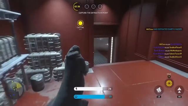 Star Wars Battlefront Epic Palpatine killstreak on Sabatage смотреть онлайн