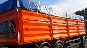 Самосвальный прицеп-зерновоз на пневмоподвеске СЗАП 8538