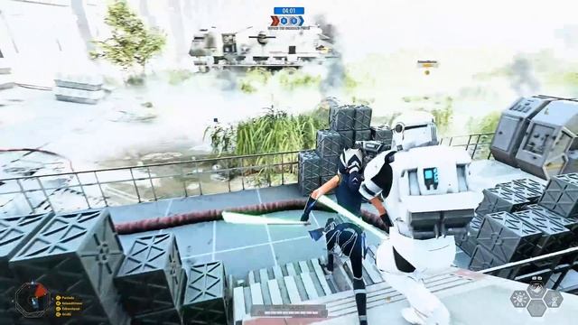 Ahsoka Tano Defends Kashyyyk | STAR WARS BATTLEFRONT 2