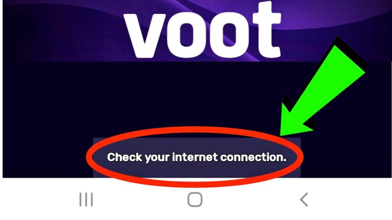 Voot App Check Your Internet Connection Problem Solved смотреть онлайн