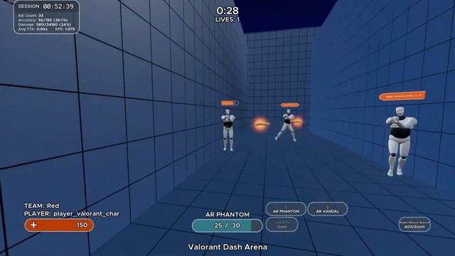 【KovaaK 2.0: The Meta 】Valorant Dash Arena【15294.0】 смотреть онлайн