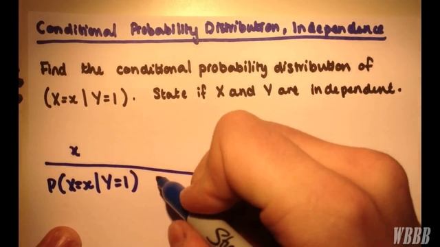 Joint Probability Distribution # 2 | Conditional Probability Distribution, Independence смотреть онлайн