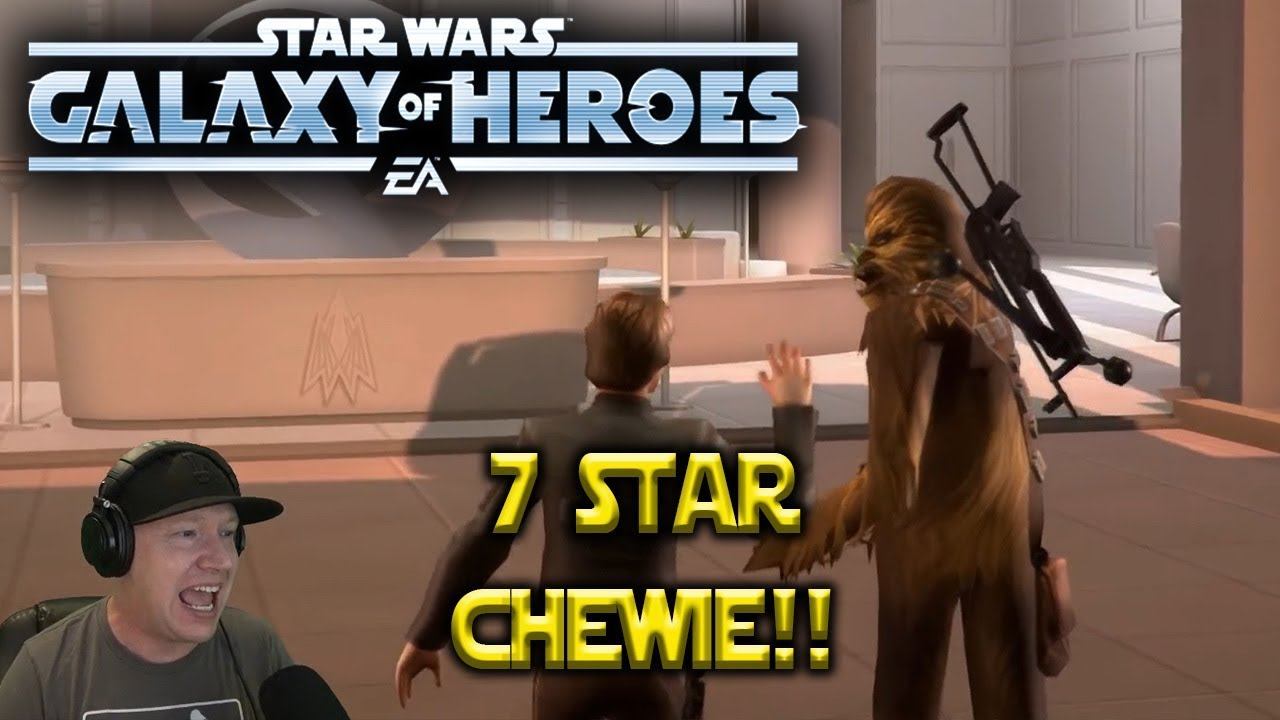 Last Minute Attempts For 7 Star Chewie - Star Wars: Galaxy Of Heroes - SWGOH смотреть онлайн