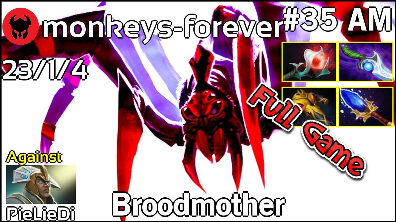 monkeys-forever [coL] plays Broodmother!!! Dota 2 Full Game 7.22 смотреть онлайн