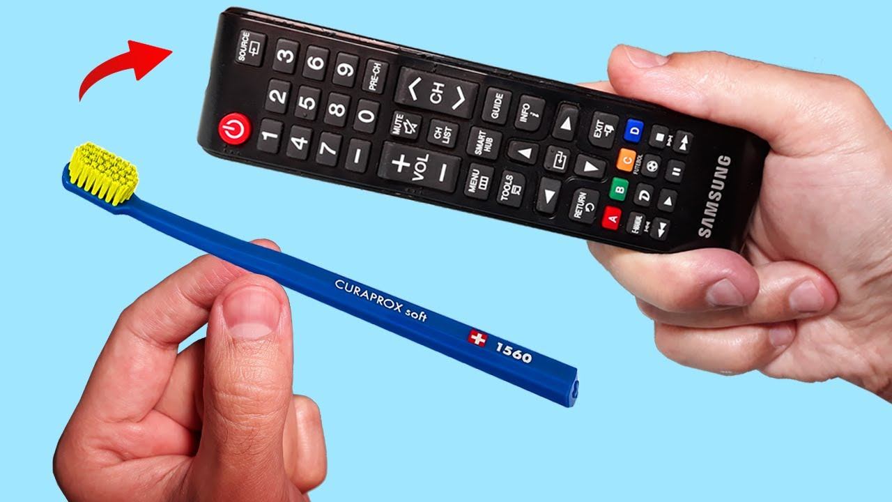 Take a Common Toothbrush and Fix All Remote Controls in Your Home! How to Repair TV Remote Control! смотреть онлайн
