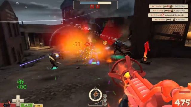 Team Fortress 2 | Mann Vs Machine Wave 666 | Pyro Phlogistinator & Flare Gun смотреть онлайн