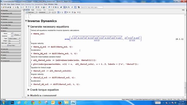 Generating and Deploying C code from MapleSim смотреть онлайн