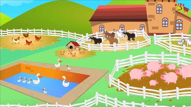 Old MacDonald had a Farm | Nursery Rhyme смотреть онлайн