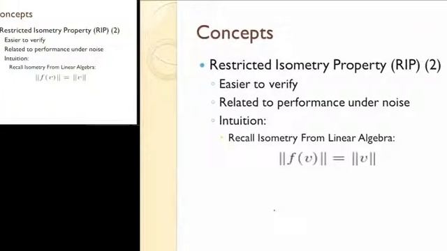 SURE 2012: Compressive Sensing смотреть онлайн