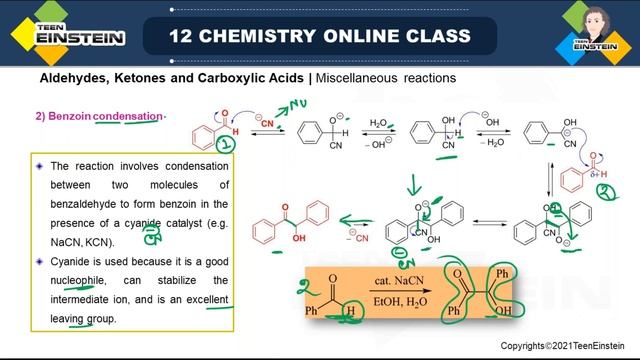 TeenEinstein| aldehydes, Ketones and Carboxylic Acids| miscellaneous reactions| ncert | Chemistry| смотреть онлайн