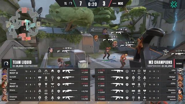 M3C vs Team Liquid - VCT EMEA Challengers - Stage 2 Неделя 5 День 1 - Карта 2 смотреть онлайн