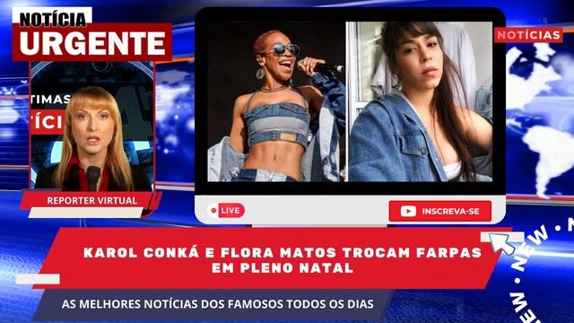 Karol Conká e Flora Matos trocam farpas em pleno Natal... смотреть онлайн
