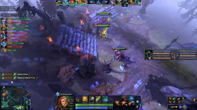 Harassment with Windranger 7.34d l Dota 2 смотреть онлайн