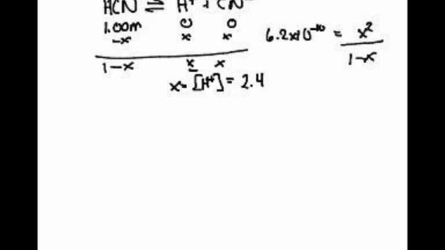 AP Chem- Calculating pH with Strong and Weak Acids and Bases (2/3) смотреть онлайн