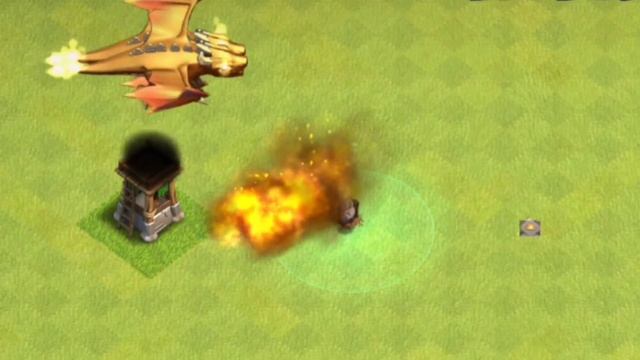 Goblin dragan tower vs max troops ! Clash of clans !! смотреть онлайн