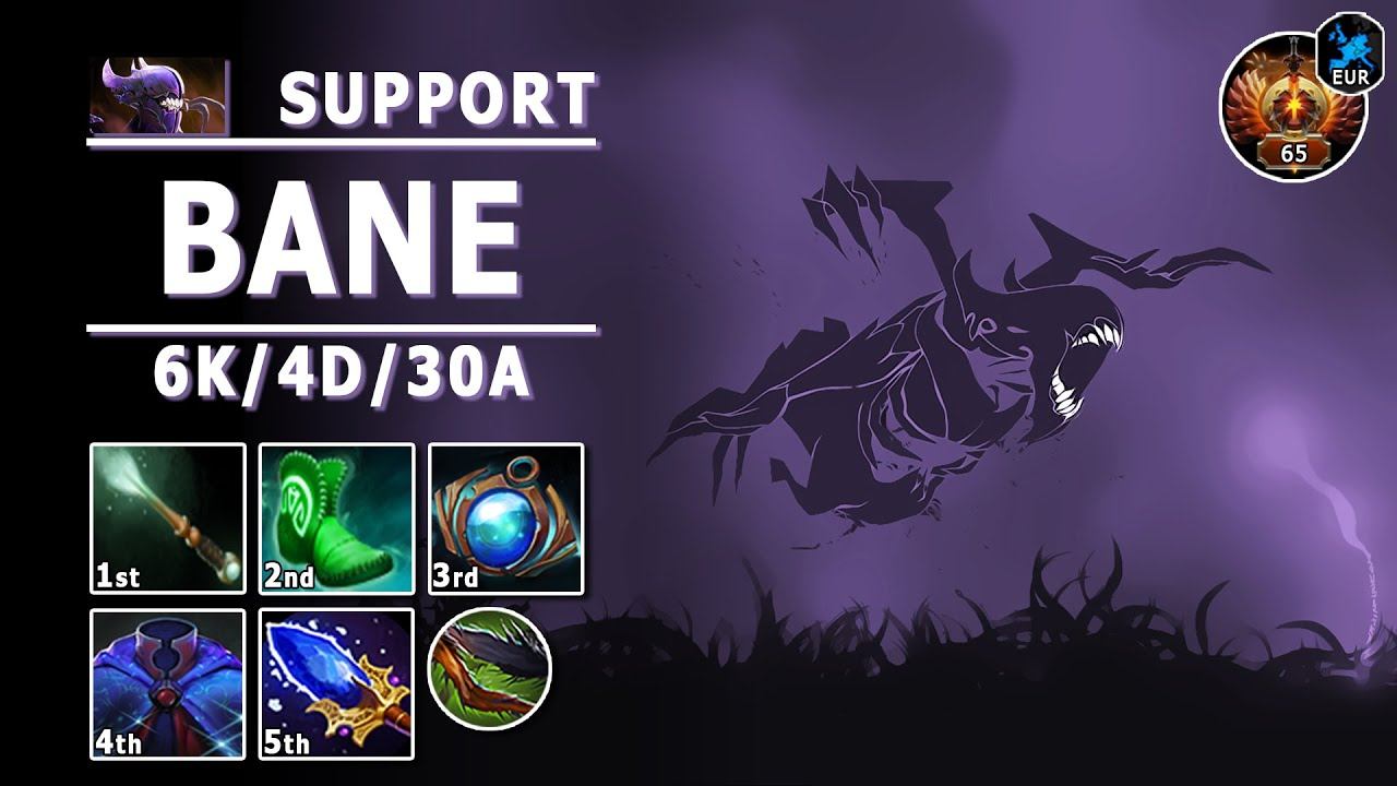 Bane Hard Support | 7.31b | Pos 5 Bane Guide | Dota 2 Immortal Gameplay смотреть онлайн