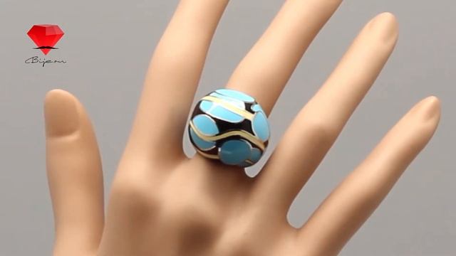 Bije.ru: Кольцо, покрытое сталью и эмалью Freddie (Фредди) смотреть онлайн