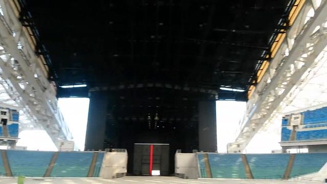 Fisht Olympic Stadium (стадион Фишт) взгляд изнутри 1 смотреть онлайн