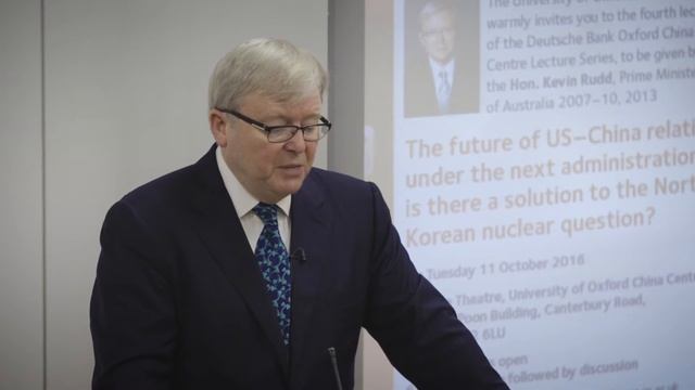 Kevin Rudd on the future of US-China relations смотреть онлайн