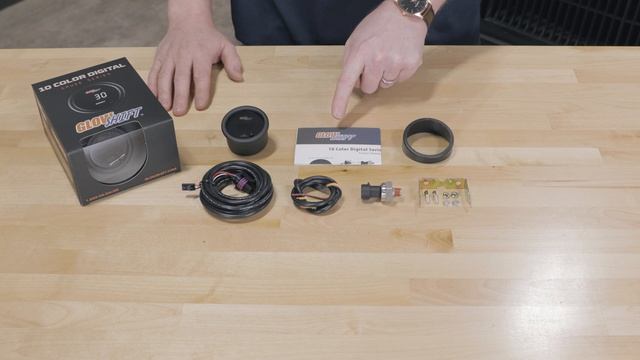 Unboxing | GlowShift 10 Color Digital Series Oil Pressure Gauge For Cars And Trucks