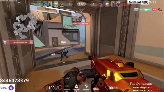 Valorant Live Stream | BATTLE POOJA ❤ | join !discord !id !playlist смотреть онлайн