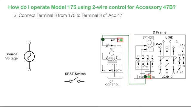 How do I operate ASCO Model 175 using 2- or 3- wire control? смотреть онлайн