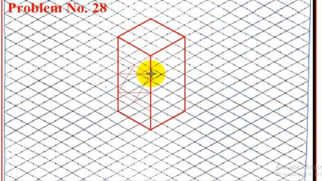 Isometric projections, Problem no 28 isometric sheet, Engineering Graphics Engineering Visualizatio смотреть онлайн