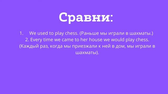 Грамматика английского. USED TO/GET USED TO/BE USED TO смотреть онлайн