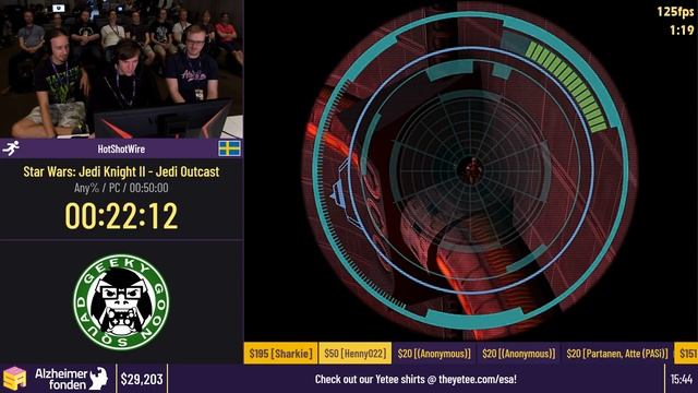 Star Wars: Jedi Knight II - Jedi Outcast [Any%] by HotShotWire - #ESASummer19 смотреть онлайн