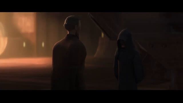Dooku is angered over Qui Gon's death TALES OF THE JEDI scene смотреть онлайн