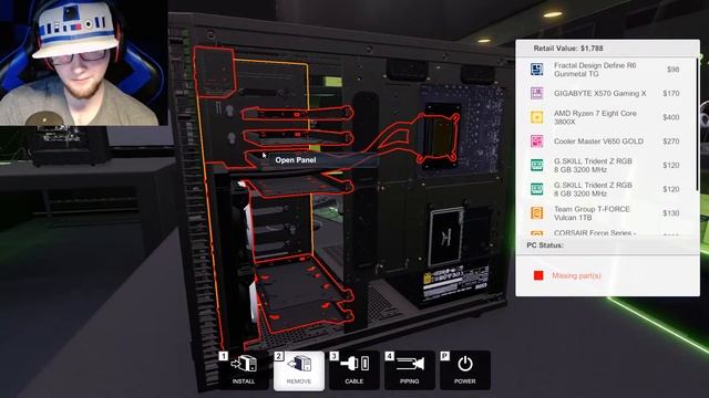 $1500 RTX 3070 part list, Example build | Pc Building Simulator смотреть онлайн