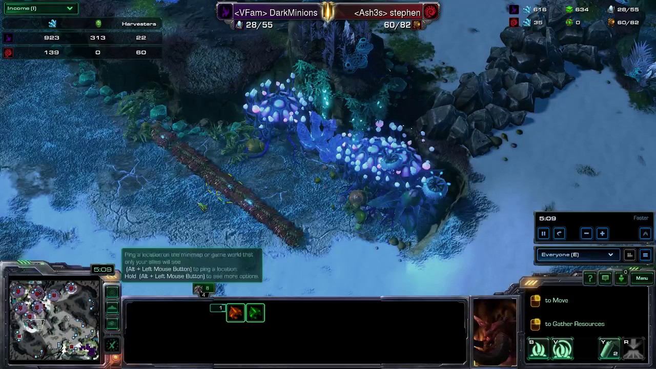 [SC2] DarkMinions vs stephen - Most ridiculous ZvP ever смотреть онлайн