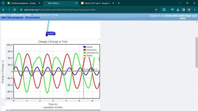 Physics 2211 Lab 4, Safi Uddin, 903880158 смотреть онлайн