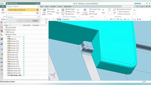 Core Cavity without Mould Wizard || Mould Design || Siemens NX || Modeling || смотреть онлайн