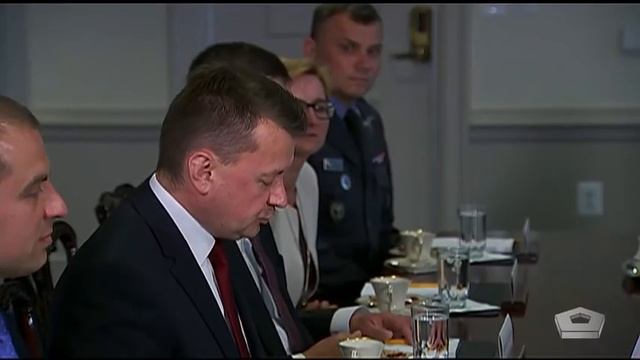 Polish Defense Minister Mariusz Blaszczak Visits the Pentagon (2019) 🇺🇸 смотреть онлайн