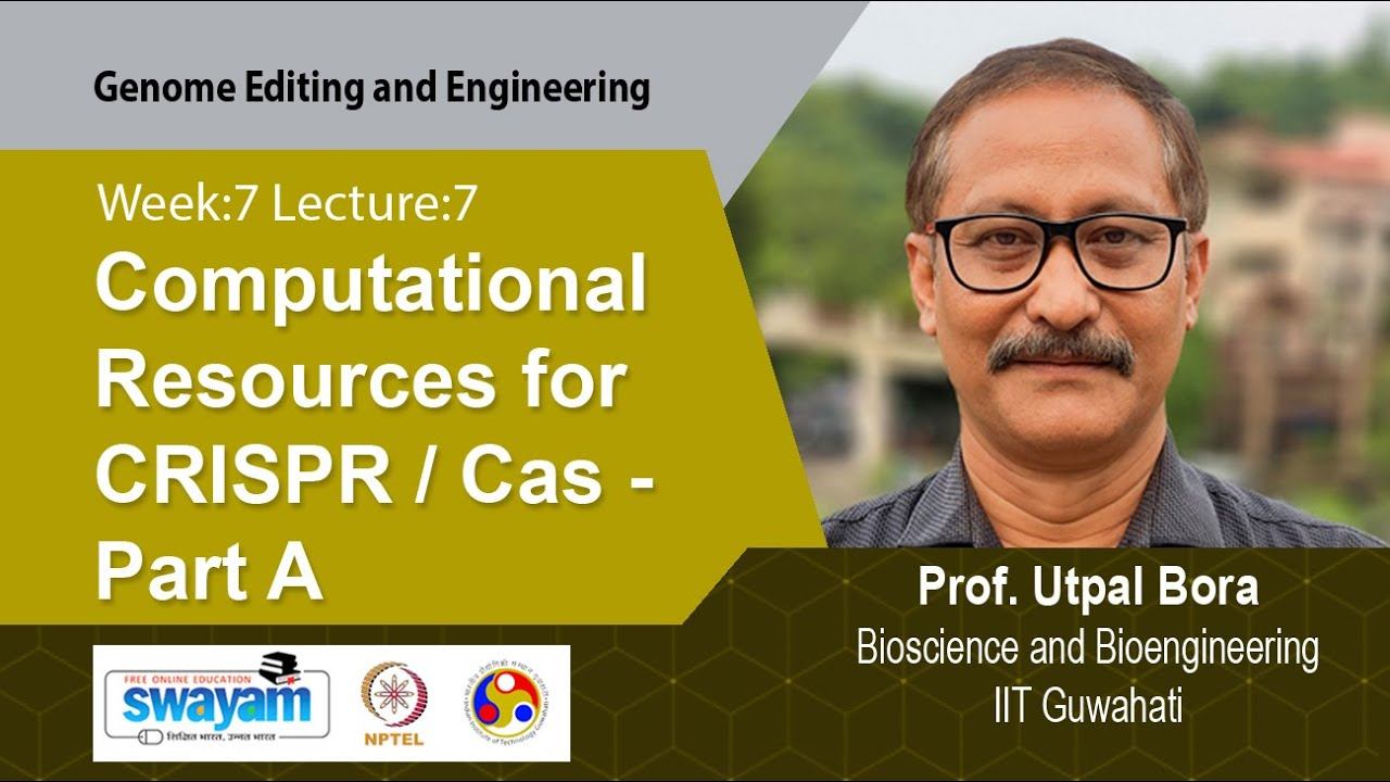 Lec 26: Computational Resources for CRISPR / Cas - Part A смотреть онлайн
