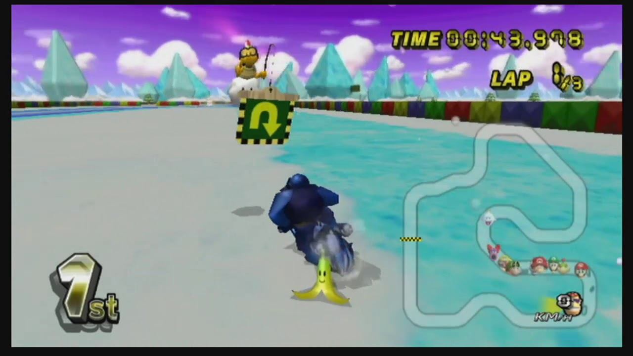 [MKWii] Water Kong on Flame Runner (Texture Hack) смотреть онлайн