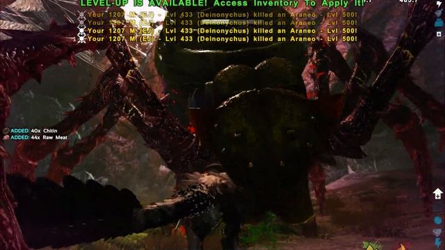 ARK Survival Evolved Deino vs Gamma Broodmother смотреть онлайн