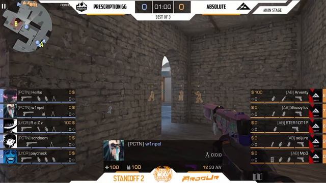 Absolute VS Prescription Gaming | GOLDEN TOURNAMENT | ArdoUr Season | STANDOFF 2 смотреть онлайн